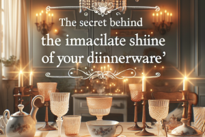 Los secretos detrás del brillo impecable de tu vajilla